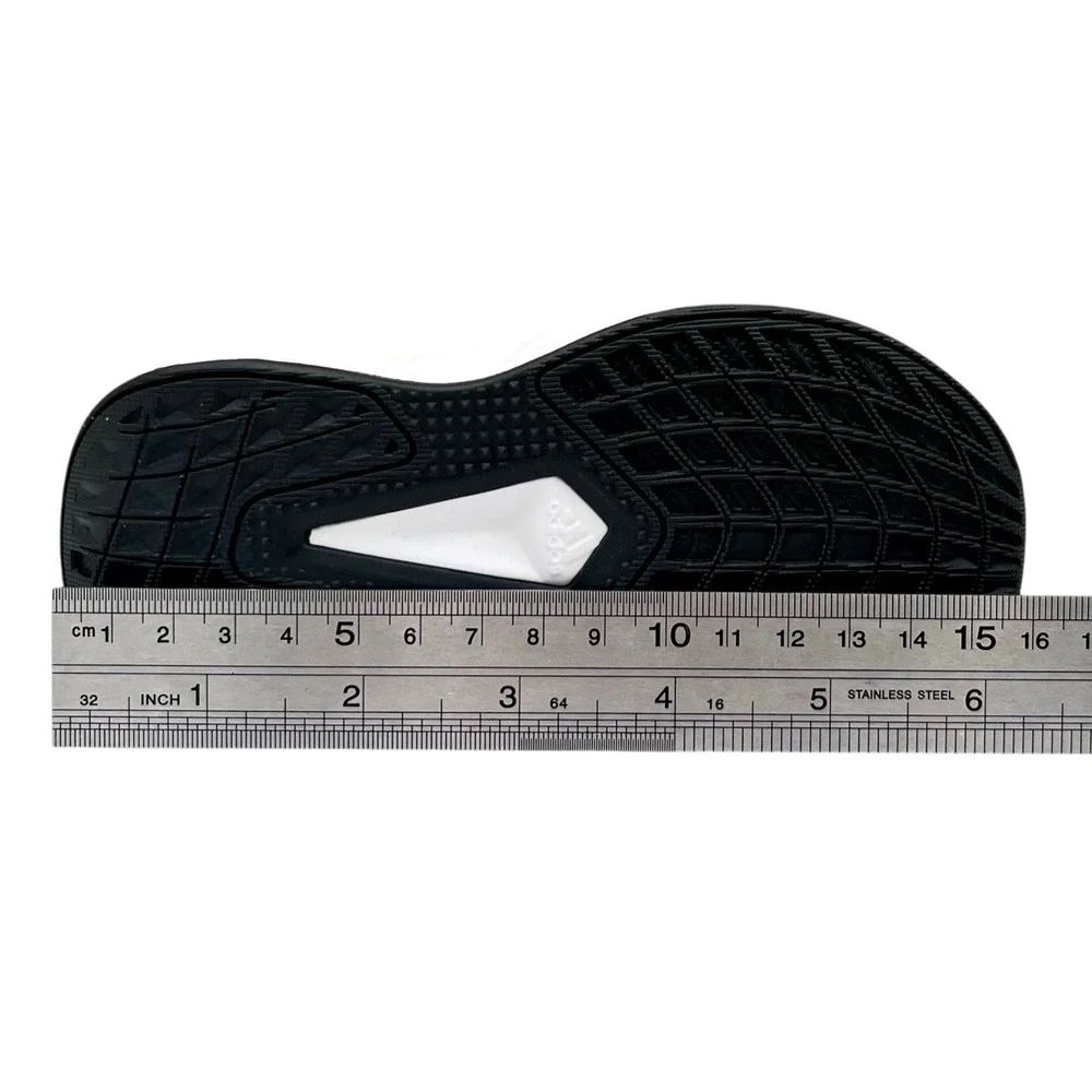 Adidas Duramo Toddler Boys Slip-on Sneaker Size 7 Black-White Flexible Shoes